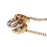 カルティエ Cartier ラブスリーフープダイヤネックレス ゴールド K18ピンクゴールド 750ピンクゴールド ジュエリー