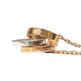 カルティエ Cartier ラブスリーフープダイヤネックレス ゴールド K18ピンクゴールド 750ピンクゴールド ジュエリー