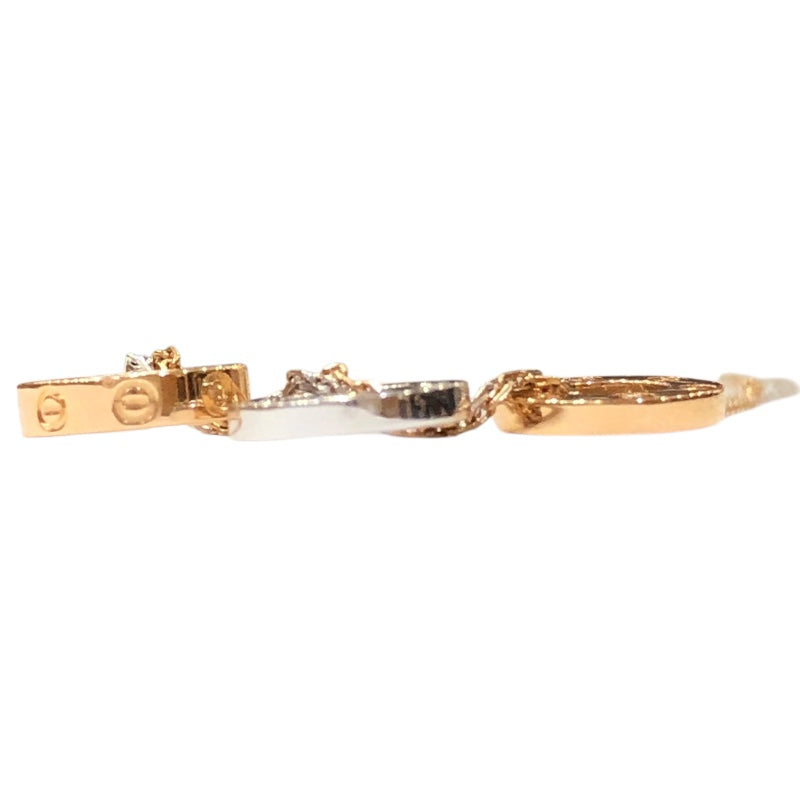 カルティエ Cartier ラブスリーフープダイヤネックレス ゴールド K18ピンクゴールド 750ピンクゴールド ジュエリー