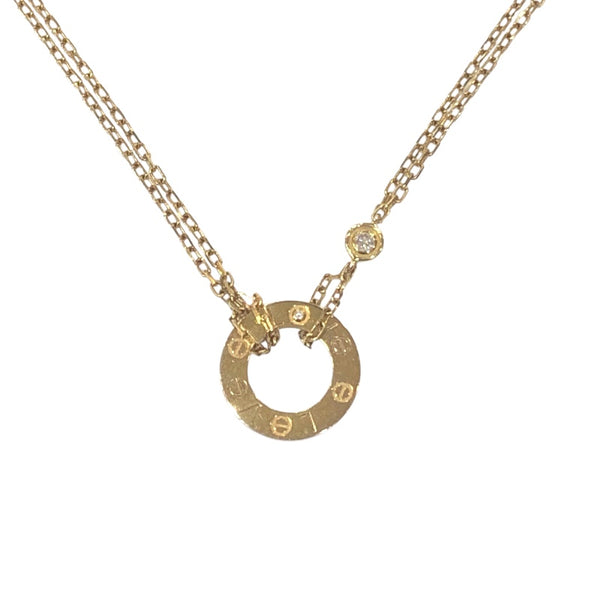 カルティエ Cartier ラブサークルネックレス ゴールド 750 ジュエリー