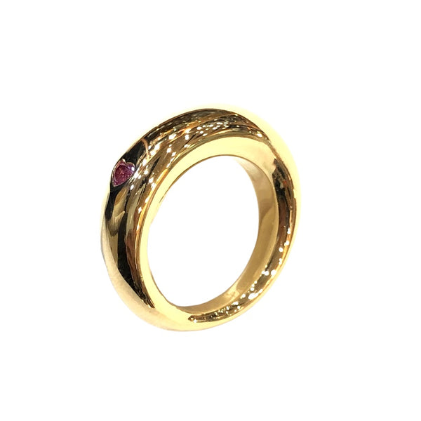 ショーメ CHAUMET アノークールハートリング ゴールド 750 ジュエリー 