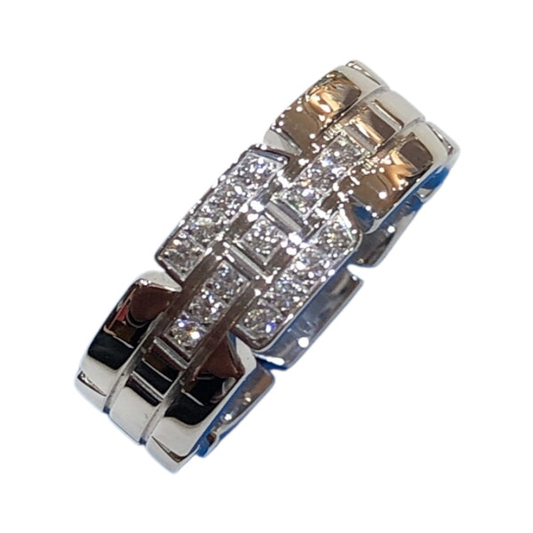 カルティエ Cartier タンクフランセーズ ダイヤリング シルバー 750WG ジュエリー