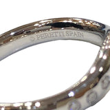 ティファニー TIFFANY＆CO カーブドバンドリング9PD シルバー Pt950 ジュエリー