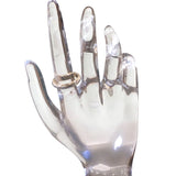 ティファニー TIFFANY＆CO トゥギャザーミルグレインリング K18/PT950 ジュエリー