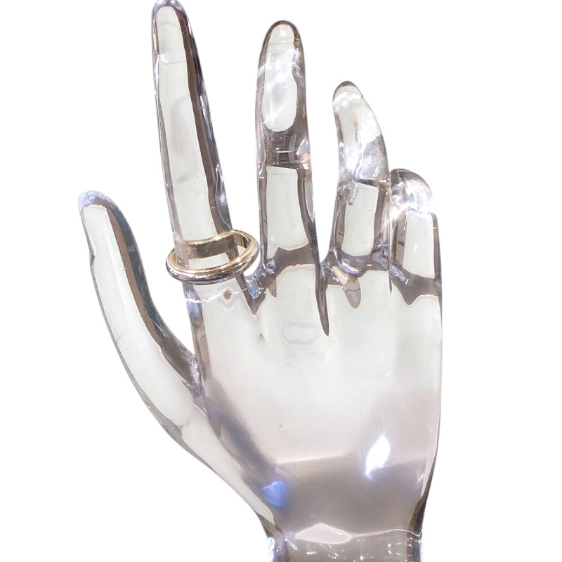 ティファニー TIFFANY＆CO トゥギャザーミルグレインリング K18/PT950 ジュエリー