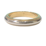 ティファニー TIFFANY＆CO トゥギャザーミルグレインリング K18/PT950 ジュエリー