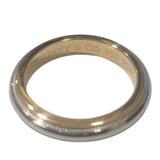 ティファニー TIFFANY＆CO トゥギャザーミルグレインリング K18/PT950 ジュエリー