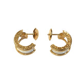 ブルガリ BVLGARI ビーゼロワンピアス ホワイト 750ピンクゴールド/セラミック ジュエリー