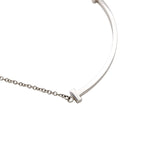 ティファニー TIFFANY＆CO Tスマイルネックレススモール ホワイトゴールド Au750 ジュエリー