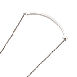 ティファニー TIFFANY＆CO Tスマイルネックレススモール ホワイトゴールド Au750 ジュエリー