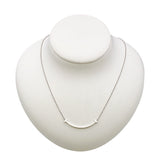 ティファニー TIFFANY＆CO Tスマイルネックレススモール ホワイトゴールド Au750 ジュエリー