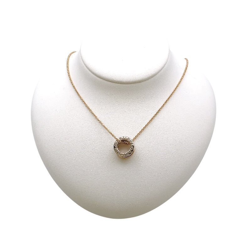 ブルガリ BVLGARI ビーゼロワンパーフェクトミステイクネックレス ゴールドxピンクゴールドxホワイトゴールド 750 ジュエリー