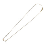 ティファニー TIFFANY＆CO Tスマイル ネックレス マイクロミニ イエローゴールド 750YG ジュエリー