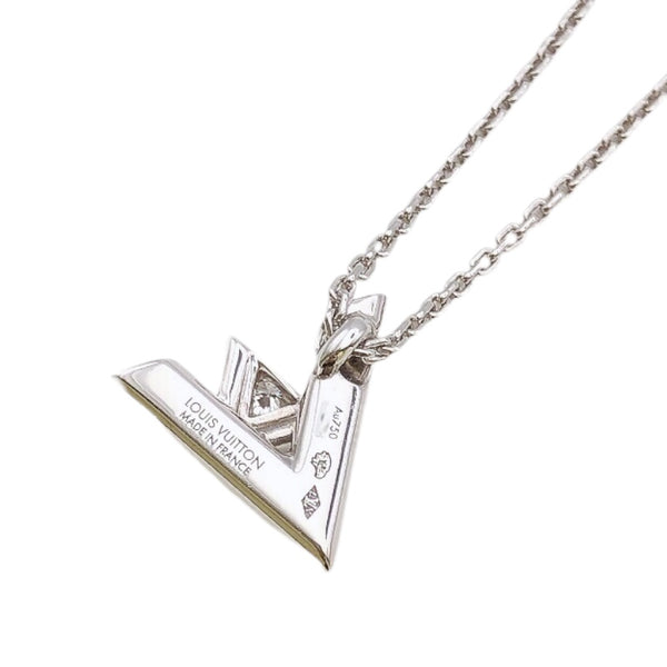ルイ・ヴィトン LOUIS VUITTON パンダンティフヴォルトワンネックレス 750WG ダイヤモンド ジュエリー