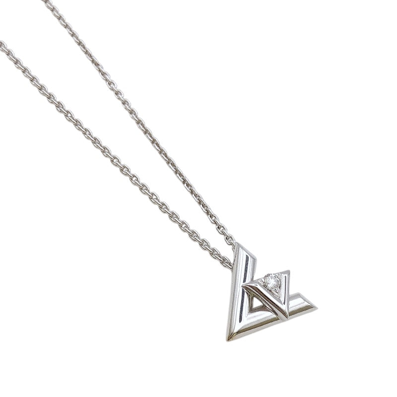 ルイ・ヴィトン LOUIS VUITTON パンダンティフヴォルトワンネックレス 750WG ダイヤモンド ジュエリー