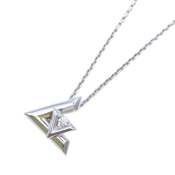 ルイ・ヴィトン LOUIS VUITTON パンダンティフヴォルトワンネックレス 750WG ダイヤモンド ジュエリー