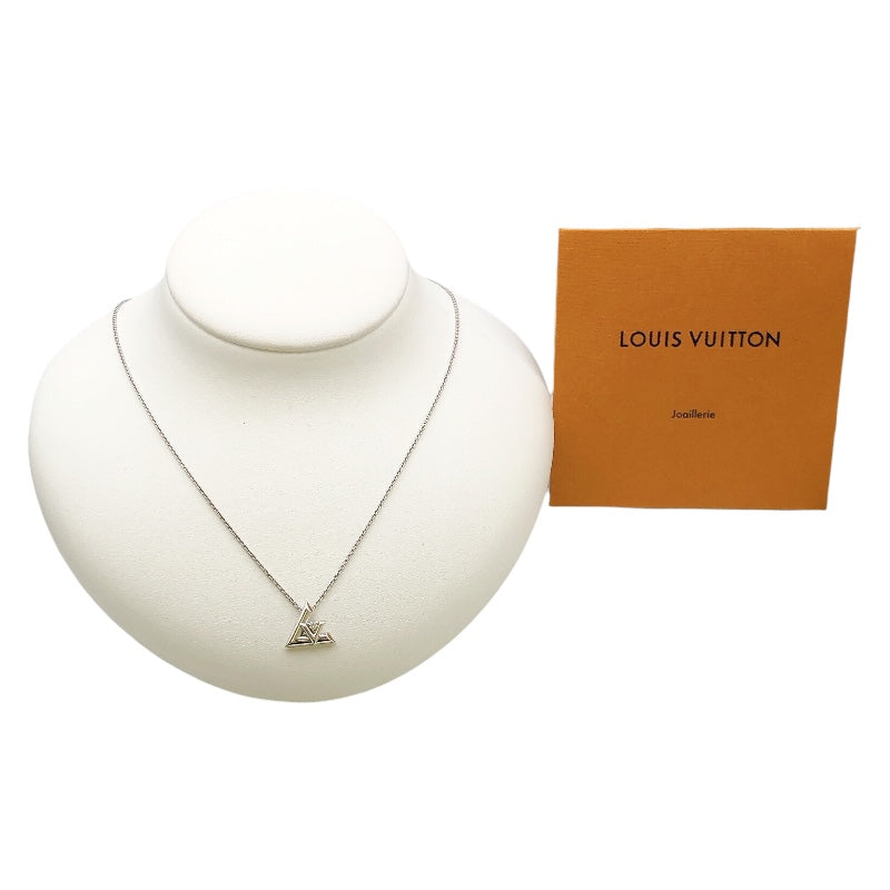 ルイ・ヴィトン LOUIS VUITTON パンダンティフヴォルトワンネックレス 750WG ダイヤモンド ジュエリー