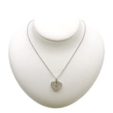 ブルガリ BVLGARI クオーレ　ハート　ネックレス K18WG ダイヤモンド ジュエリー