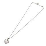 ブルガリ BVLGARI クオーレ　ハート　ネックレス K18WG ダイヤモンド ジュエリー