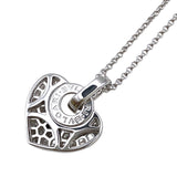 ブルガリ BVLGARI クオーレ　ハート　ネックレス K18WG ダイヤモンド ジュエリー