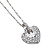 ブルガリ BVLGARI クオーレ　ハート　ネックレス K18WG ダイヤモンド ジュエリー
