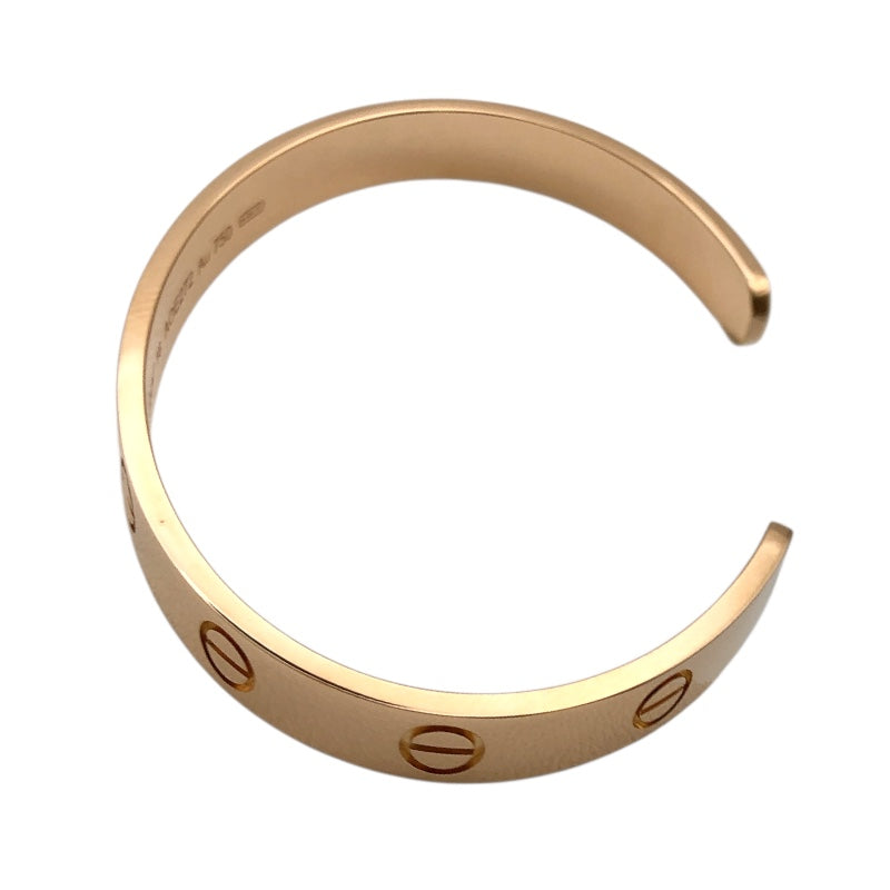 カルティエ Cartier オープンラブブレス ピンクゴールド Au750 ジュエリー
