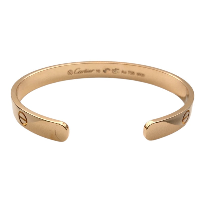 カルティエ Cartier オープンラブブレス ピンクゴールド Au750 ジュエリー
