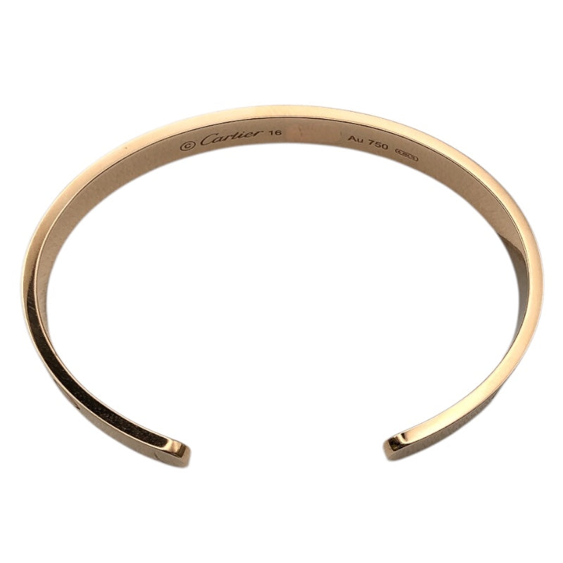 カルティエ Cartier オープンラブブレス ピンクゴールド Au750 ジュエリー