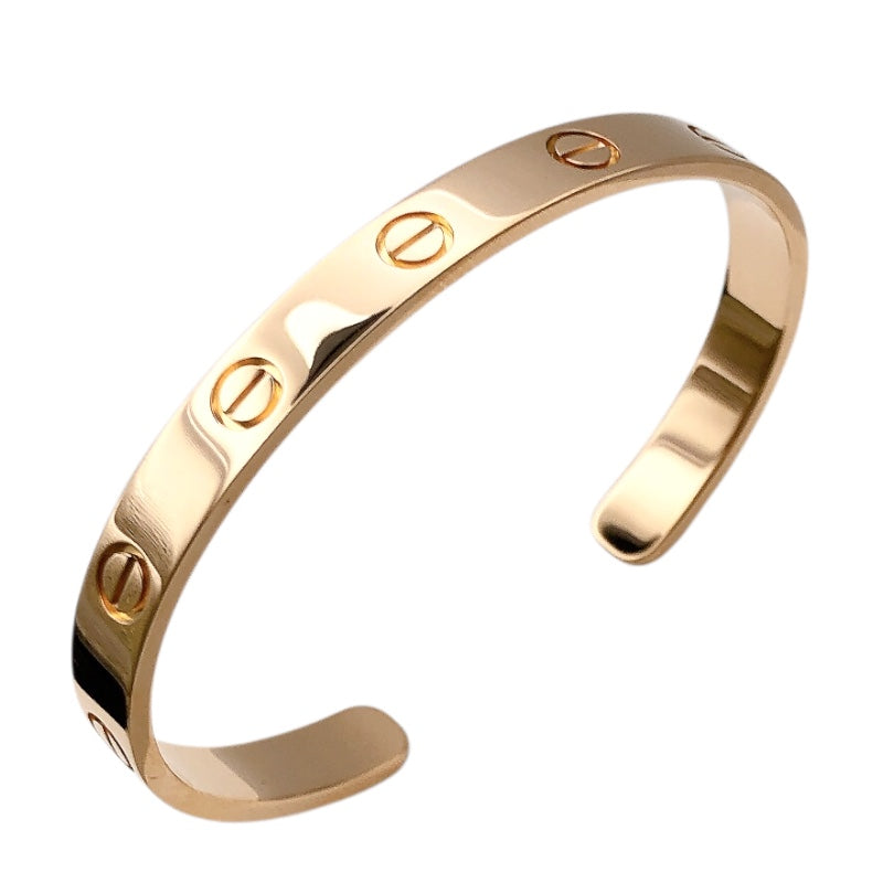 カルティエ Cartier オープンラブブレス ピンクゴールド Au750 ジュエリー