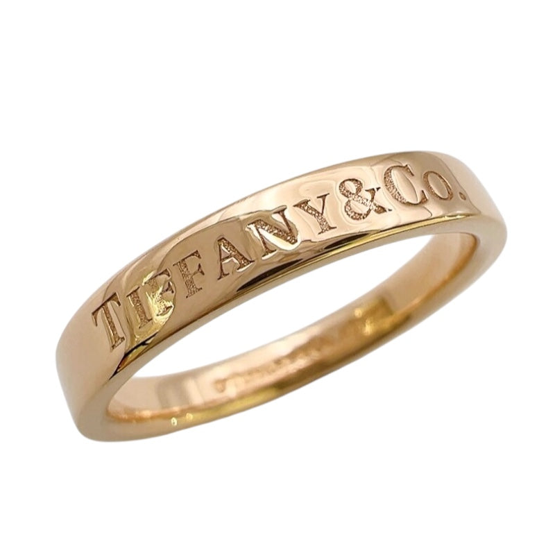 ティファニー TIFFANY＆CO ロゴリング ピンクゴールド 750PG ジュエリー
