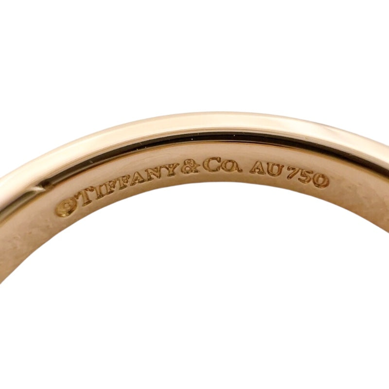 ティファニー TIFFANY＆CO ロゴリング ピンクゴールド 750PG ジュエリー