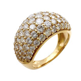 ダイヤモンドリング イエローゴールド K18YG ジュエリー