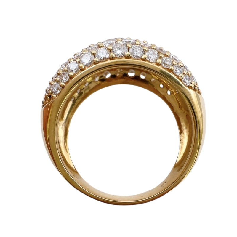 ダイヤモンドリング イエローゴールド K18YG ジュエリー