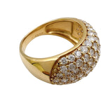 ダイヤモンドリング イエローゴールド K18YG ジュエリー