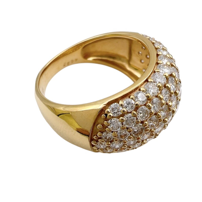 ダイヤモンドリング イエローゴールド K18YG ジュエリー