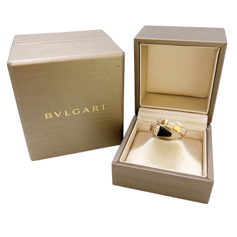 ブルガリ BVLGARI セルペンティリング ピンクゴールド 750PG ジュエリー