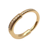 ティファニー TIFFANY＆CO ロックリングパヴェダイヤ K18イエローゴールド 750YG ジュエリー