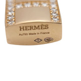 エルメス HERMES アミュレットカデナダイヤネックレス K18ピンクゴールド ジュエリー