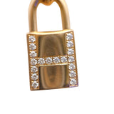 エルメス HERMES アミュレットカデナダイヤネックレス K18ピンクゴールド ジュエリー