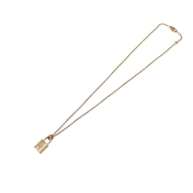 エルメス HERMES アミュレットカデナダイヤネックレス K18ピンクゴールド ジュエリー