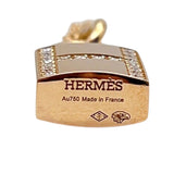 エルメス HERMES アミュレットカデナダイヤネックレス K18ピンクゴールド ジュエリー