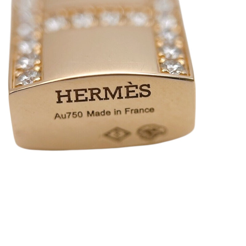 エルメス HERMES アミュレットカデナダイヤネックレス K18ピンクゴールド ジュエリー