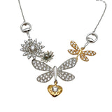 グッチ GUCCI フローラコレクションネックレス K18ホワイトゴールド ジュエリー