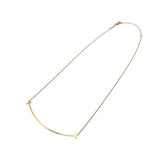 ティファニー TIFFANY＆CO Tスマイル ネックレス ラージ イエローゴールド 750YG ジュエリー