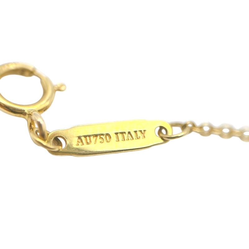 ティファニー TIFFANY＆CO Tスマイルネックレスミニ 750YG/ダイヤモンド ジュエリー