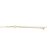 ティファニー TIFFANY＆CO Tスマイルネックレスミニ 750YG/ダイヤモンド ジュエリー