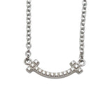 ティファニー TIFFANY＆CO Tスマイルブレス　マイクロミニ ホワイトゴールド 750WG/ダイヤモンド ジュエリー