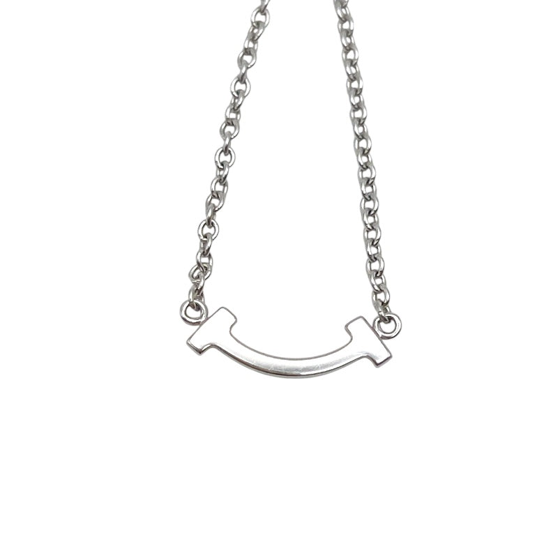 ティファニー TIFFANY＆CO Tスマイルブレス　マイクロミニ ホワイトゴールド 750WG/ダイヤモンド ジュエリー