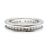 ブルガリ BVLGARI ビーゼロワンリング1バンド(XS) フルダイヤ ホワイトゴールド 750WG/ダイヤモンド ジュエリー