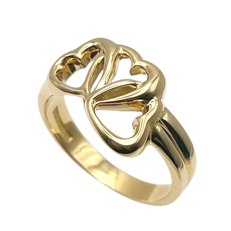 ティファニー TIFFANY＆CO トリプルハートリング　 Au750 ジュエリー